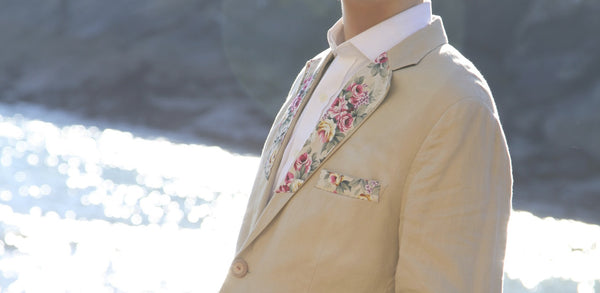 Your groom's jacket aweared